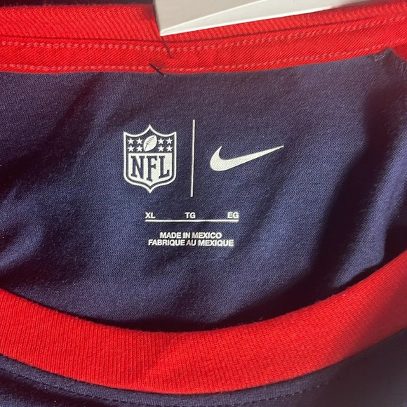 Nike Navy/Red New York Giants Classic Arc Raglan Tri-Blend Long Sleeve SZ XL - Picture 9 of 12